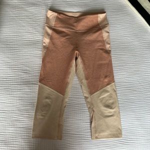 Outdoor Voices pink cropped legging